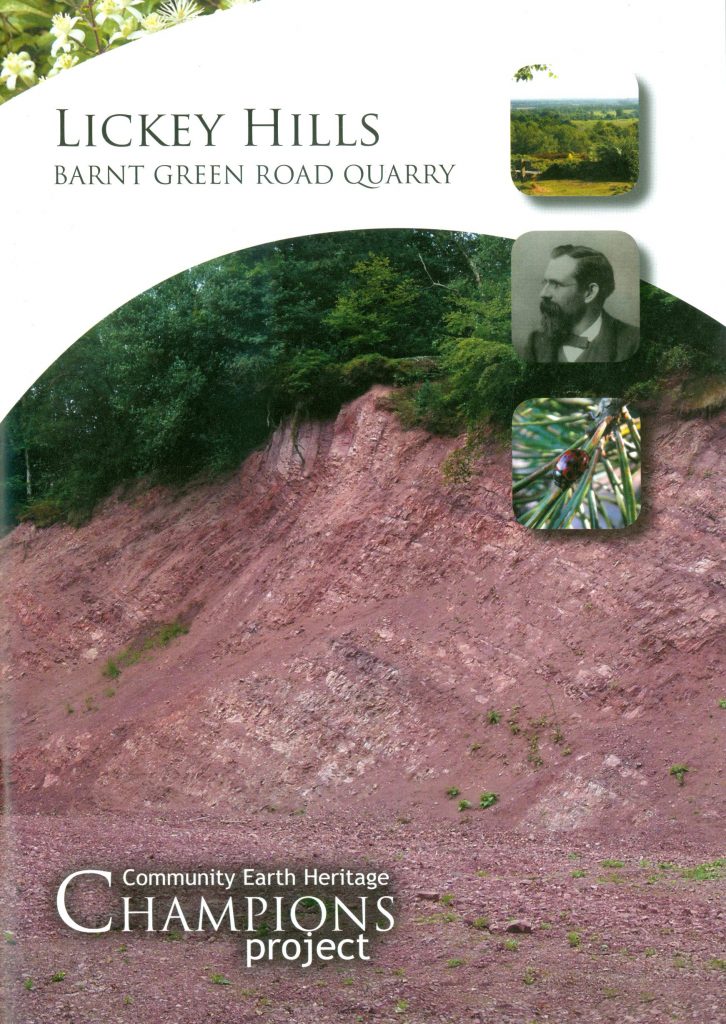 Barnt Green Road Quarry booklet