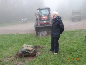 Richard Edwards blessing new boulder